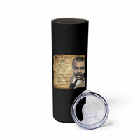 Marcus Garvey Skinny Tumbler Strong Black History Leader