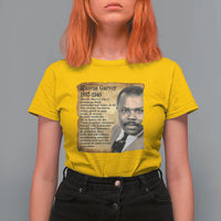 Marcus Garvey T Shirt For Women Strong Black History Leader