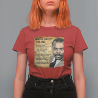 Marcus Garvey T Shirt For Women Strong Black History Leader