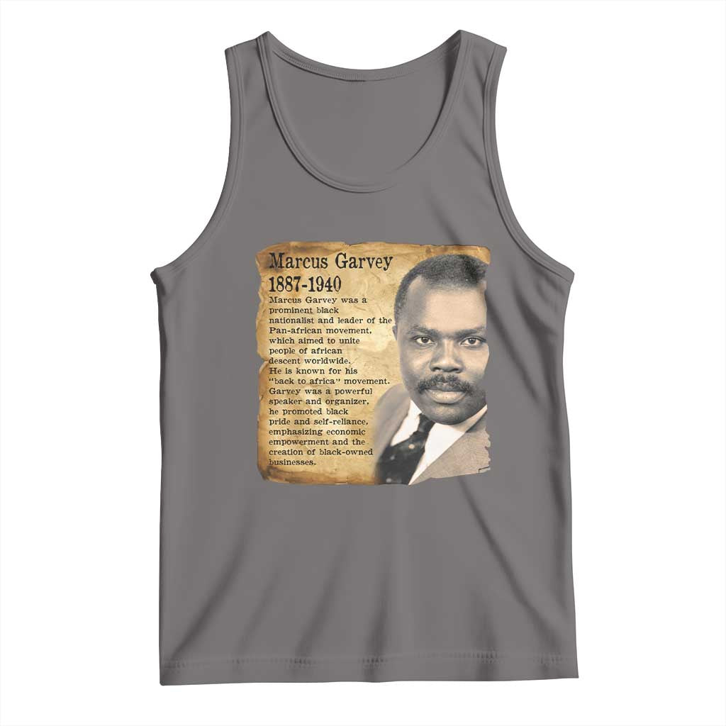 Marcus Garvey Tank Top Strong Black History Leader