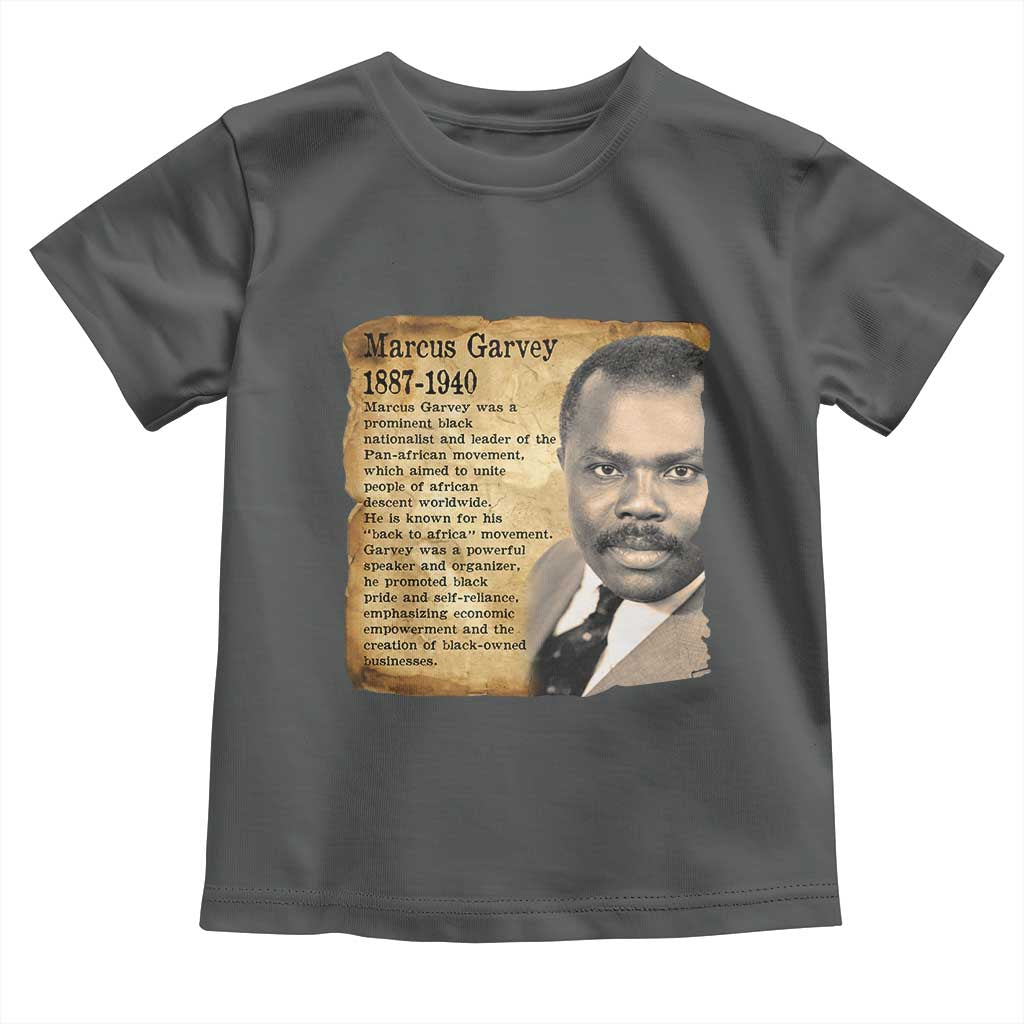 Marcus Garvey Toddler T Shirt Strong Black History Leader