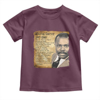 Marcus Garvey Toddler T Shirt Strong Black History Leader
