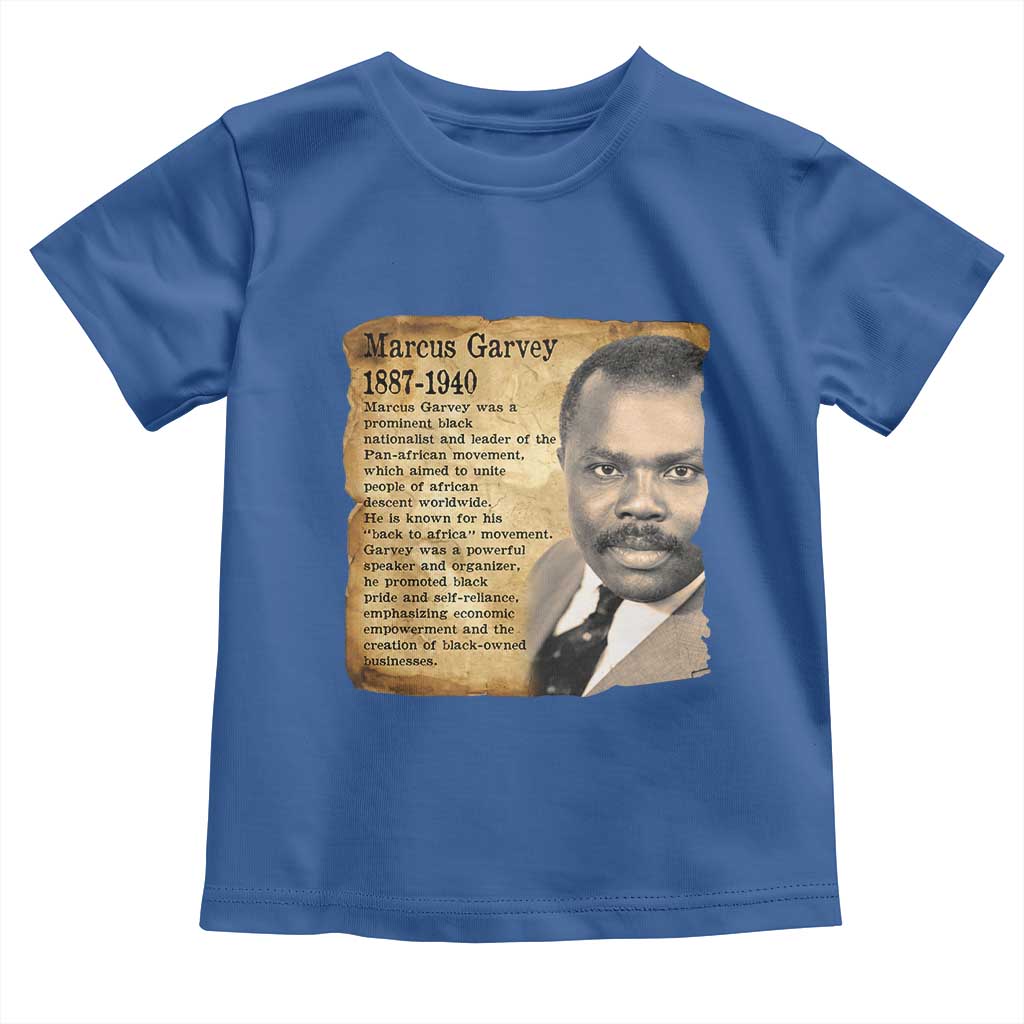 Marcus Garvey Toddler T Shirt Strong Black History Leader
