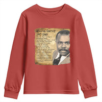 Marcus Garvey Youth Sweatshirt Strong Black History Leader