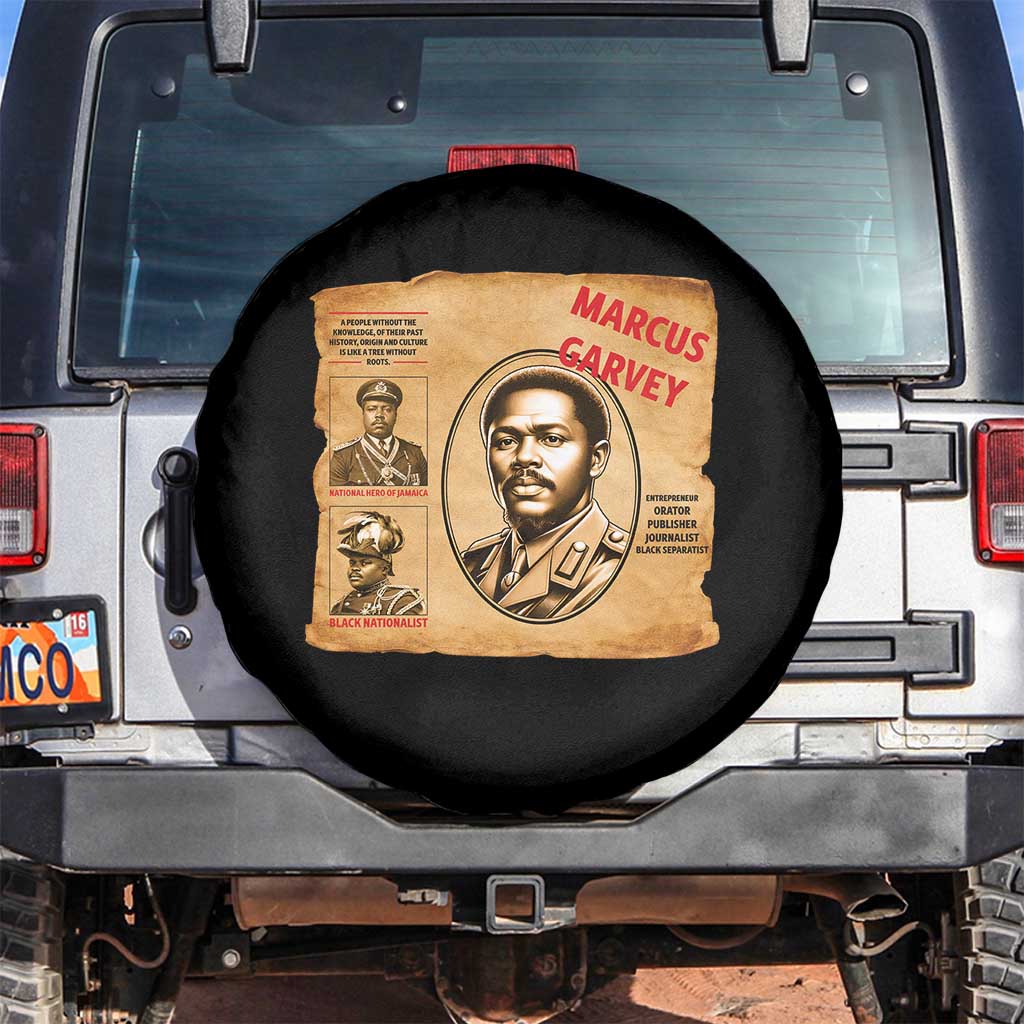 Marcus Garvey Spare Tire Cover First National Hero Of Jamaica Legacy