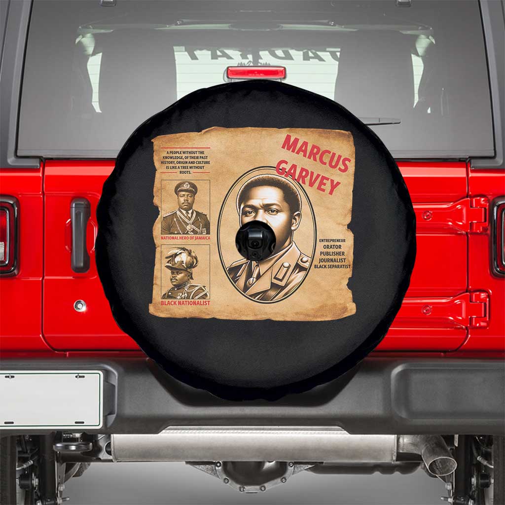 Marcus Garvey Spare Tire Cover First National Hero Of Jamaica Legacy