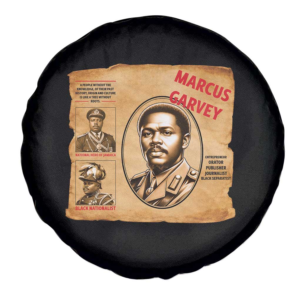 Marcus Garvey Spare Tire Cover First National Hero Of Jamaica Legacy