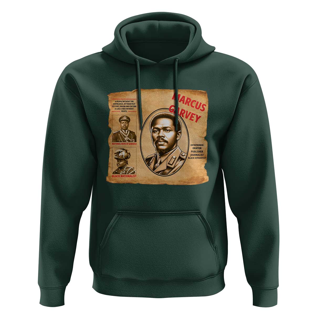 Marcus Garvey Hoodie First National Hero Of Jamaica Legacy
