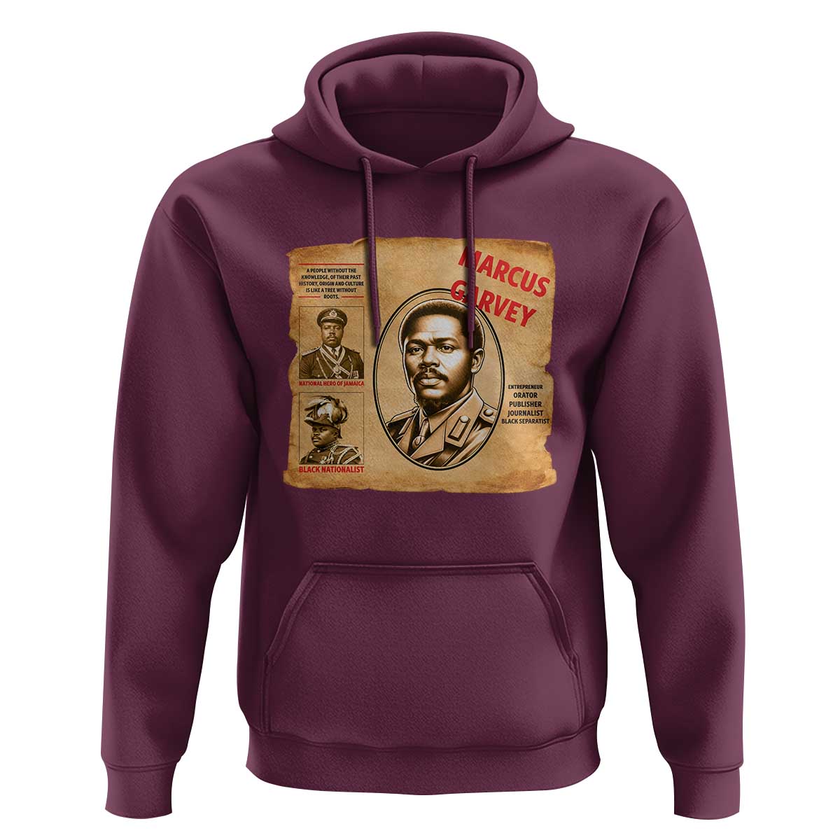 Marcus Garvey Hoodie First National Hero Of Jamaica Legacy