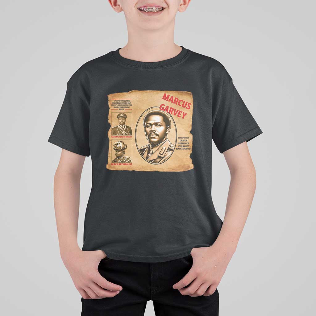Marcus Garvey T Shirt For Kid First National Hero Of Jamaica Legacy