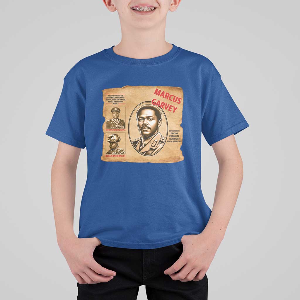 Marcus Garvey T Shirt For Kid First National Hero Of Jamaica Legacy