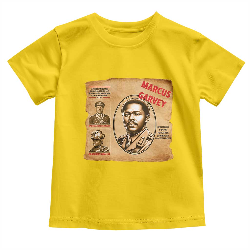 Marcus Garvey Toddler T Shirt First National Hero Of Jamaica Legacy
