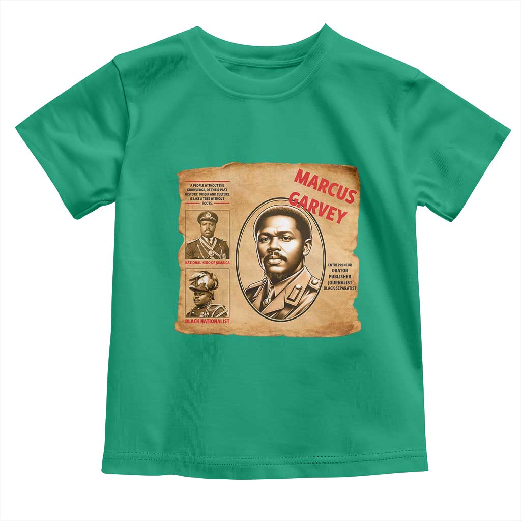 Marcus Garvey Toddler T Shirt First National Hero Of Jamaica Legacy