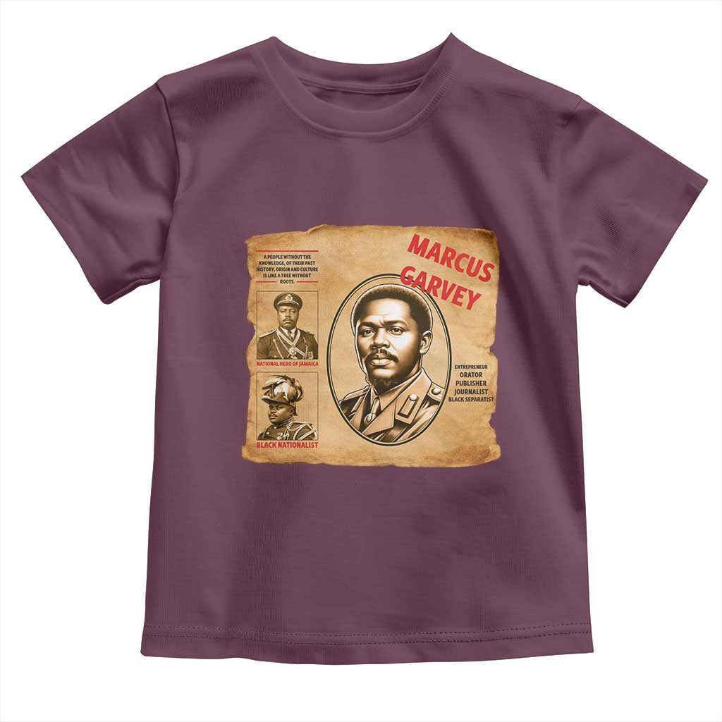 Marcus Garvey Toddler T Shirt First National Hero Of Jamaica Legacy