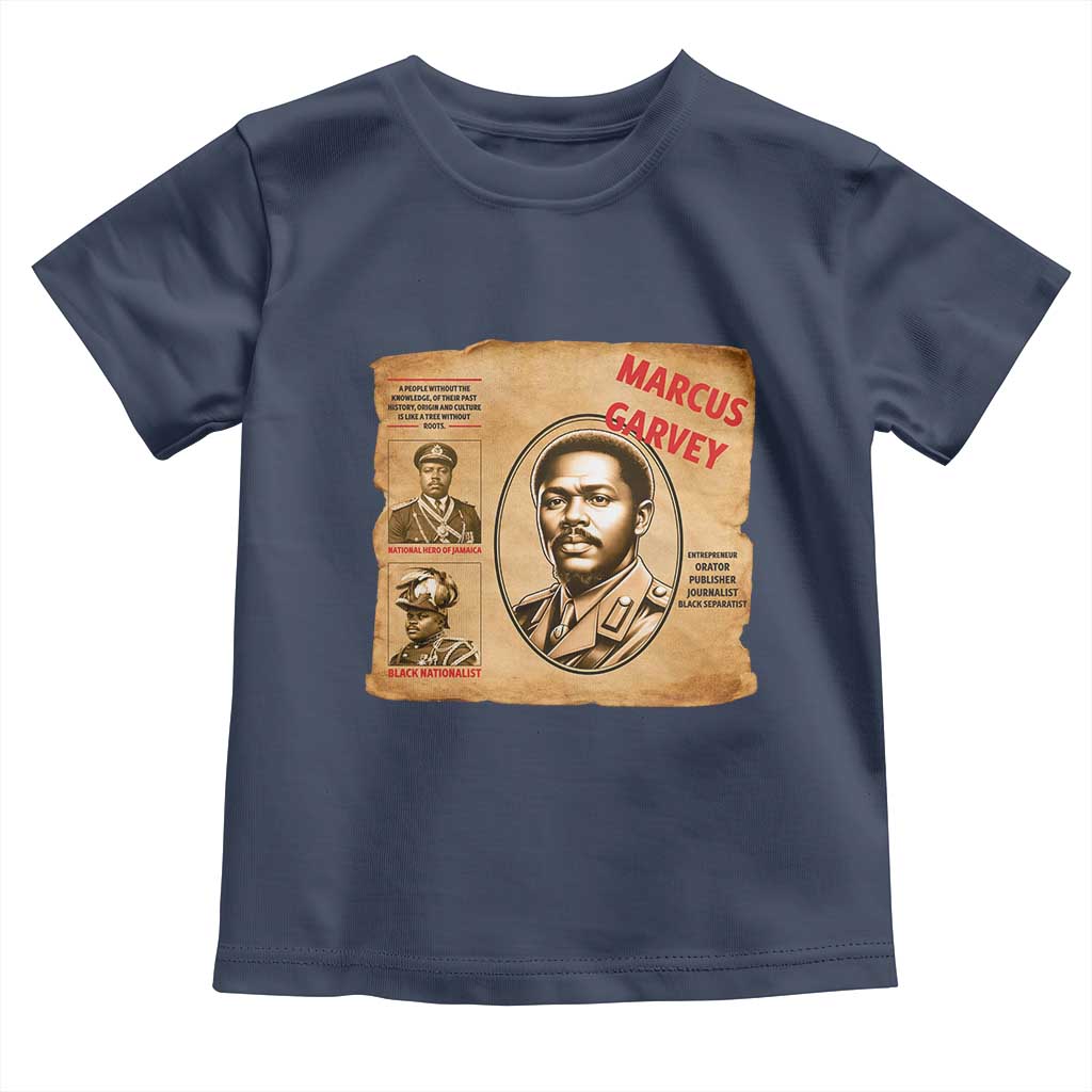 Marcus Garvey Toddler T Shirt First National Hero Of Jamaica Legacy