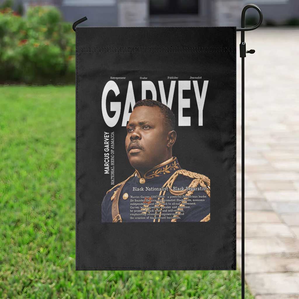 Vintage Black History Hero Marcus Garvey Garden Flag Black Pride