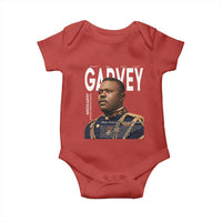 Vintage Black History Hero Marcus Garvey Baby Onesie Black Pride