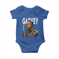 Vintage Black History Hero Marcus Garvey Baby Onesie Black Pride