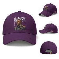 Vintage Black History Hero Marcus Garvey Baseball Cap Black Pride