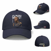 Vintage Black History Hero Marcus Garvey Baseball Cap Black Pride