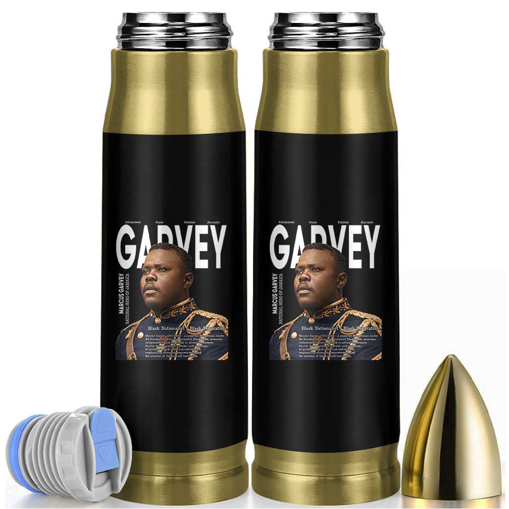 Vintage Black History Hero Marcus Garvey Bullet Tumbler Black Pride