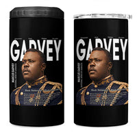 Vintage Black History Hero Marcus Garvey 4 in 1 Can Cooler Tumbler Black Pride