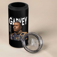 Vintage Black History Hero Marcus Garvey 4 in 1 Can Cooler Tumbler Black Pride