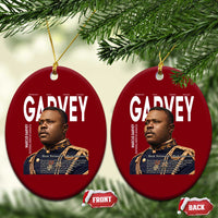 Vintage Black History Hero Marcus Garvey Ceramic Ornament Black Pride