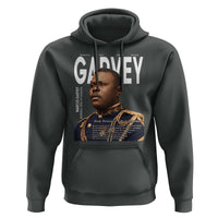 Vintage Black History Hero Marcus Garvey Hoodie Black Pride