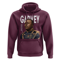 Vintage Black History Hero Marcus Garvey Hoodie Black Pride