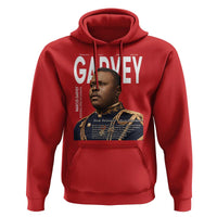 Vintage Black History Hero Marcus Garvey Hoodie Black Pride