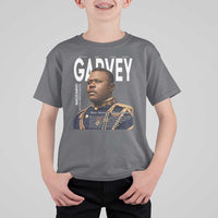 Vintage Black History Hero Marcus Garvey T Shirt For Kid Black Pride