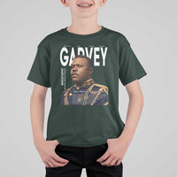 Vintage Black History Hero Marcus Garvey T Shirt For Kid Black Pride
