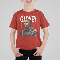 Vintage Black History Hero Marcus Garvey T Shirt For Kid Black Pride