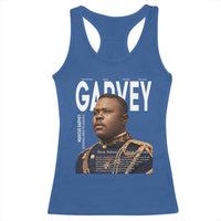 Vintage Black History Hero Marcus Garvey Racerback Tank Top Black Pride