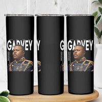 Vintage Black History Hero Marcus Garvey Skinny Tumbler Black Pride
