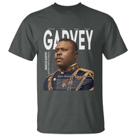 Vintage Black History Hero Marcus Garvey T Shirt Black Pride