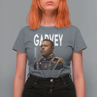 Vintage Black History Hero Marcus Garvey T Shirt For Women Black Pride