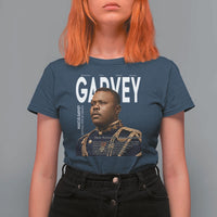Vintage Black History Hero Marcus Garvey T Shirt For Women Black Pride