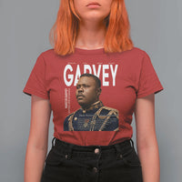 Vintage Black History Hero Marcus Garvey T Shirt For Women Black Pride