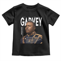 Vintage Black History Hero Marcus Garvey Toddler T Shirt Black Pride