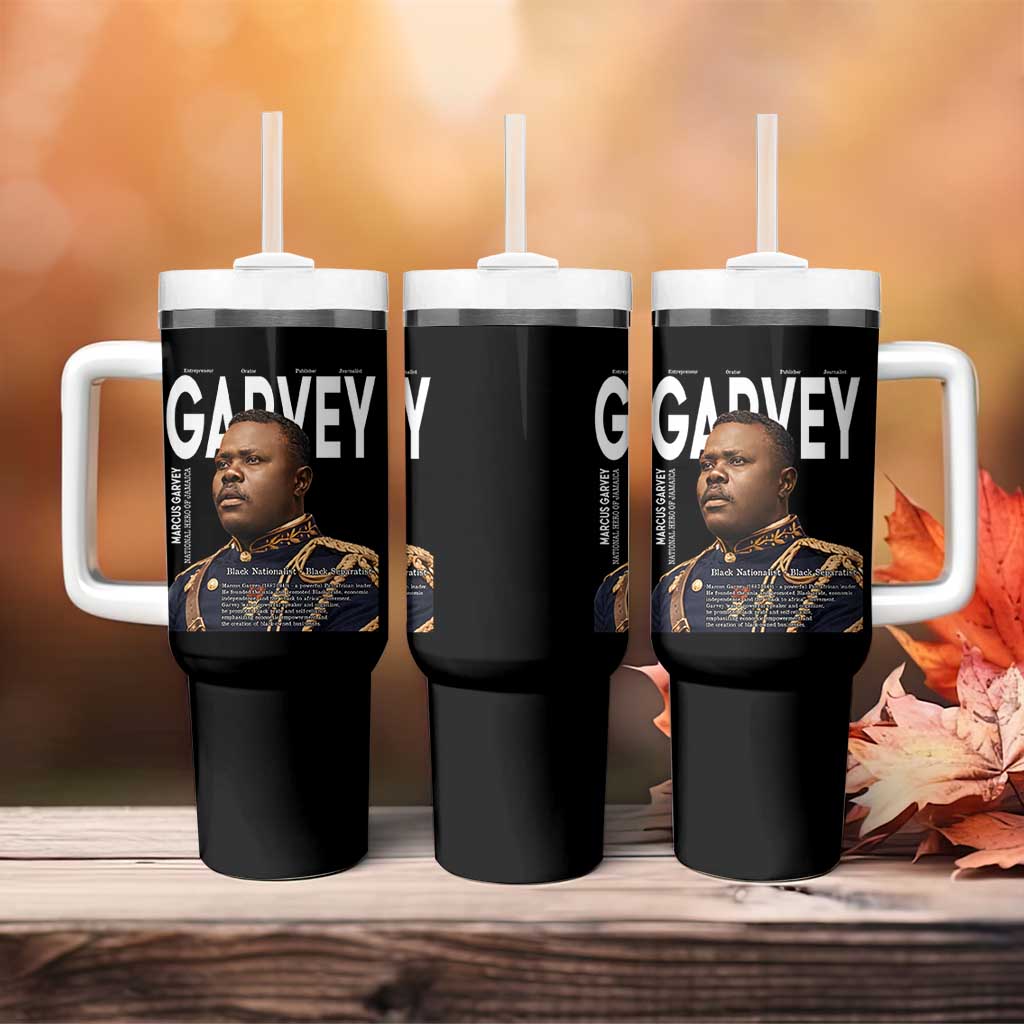 Vintage Black History Hero Marcus Garvey Tumbler With Handle Black Pride