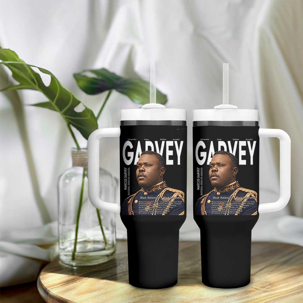 Vintage Black History Hero Marcus Garvey Tumbler With Handle Black Pride