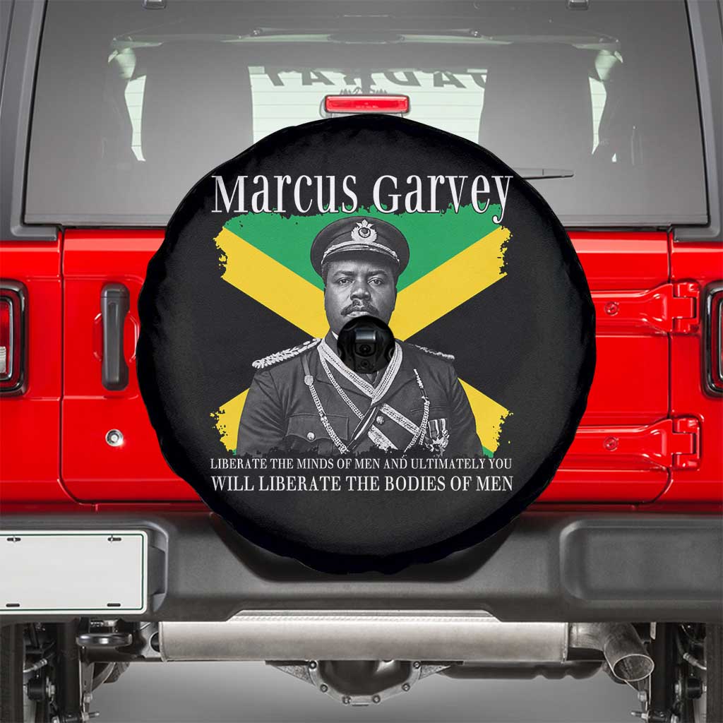 Marcus Garvey Liberation Quote Spare Tire Cover Liberate The Minds Of Men