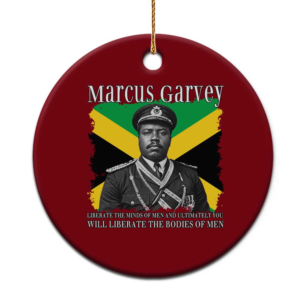 Marcus Garvey Liberation Quote Ceramic Ornament Liberate The Minds Of Men