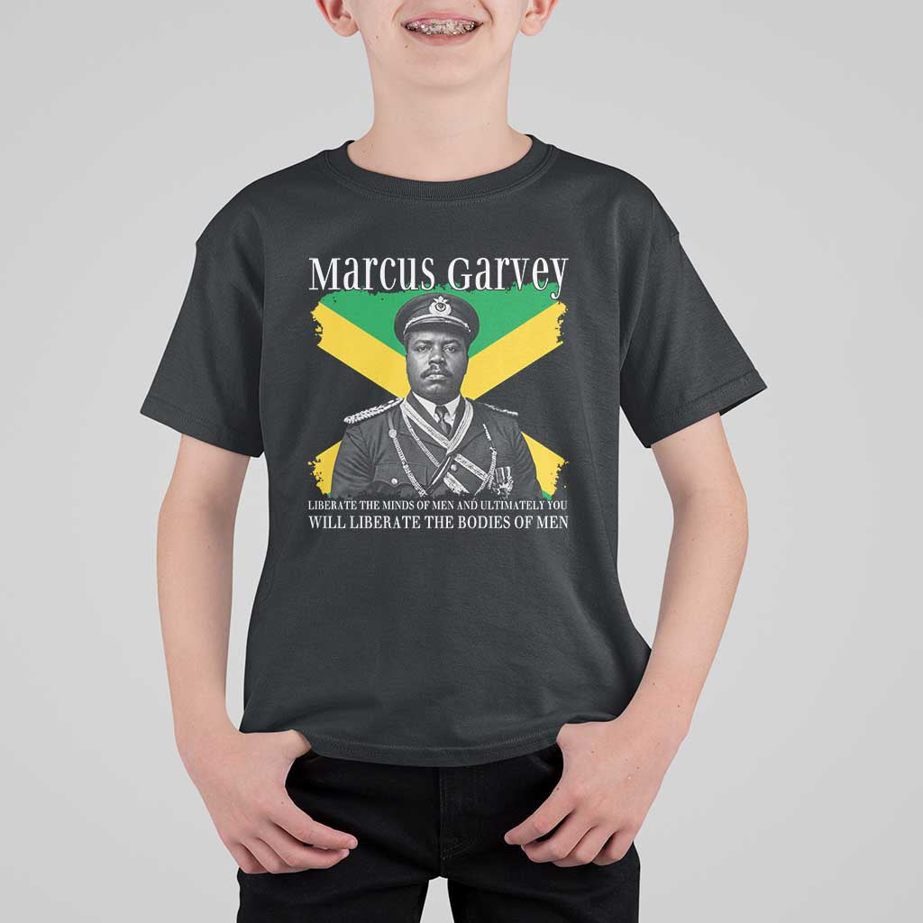 Marcus Garvey Liberation Quote T Shirt For Kid Liberate The Minds Of Men