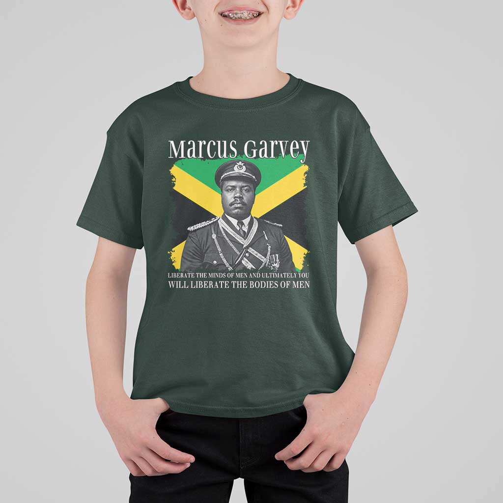 Marcus Garvey Liberation Quote T Shirt For Kid Liberate The Minds Of Men