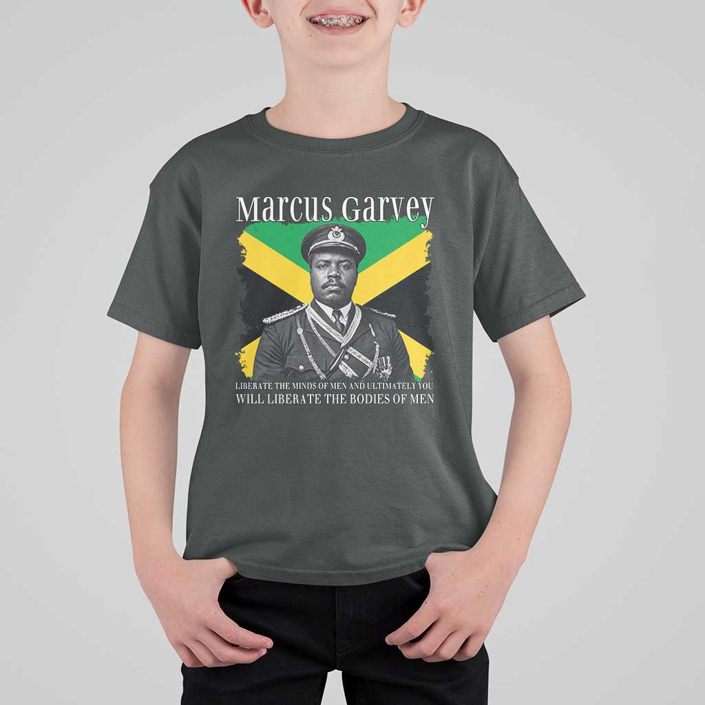 Marcus Garvey Liberation Quote T Shirt For Kid Liberate The Minds Of Men