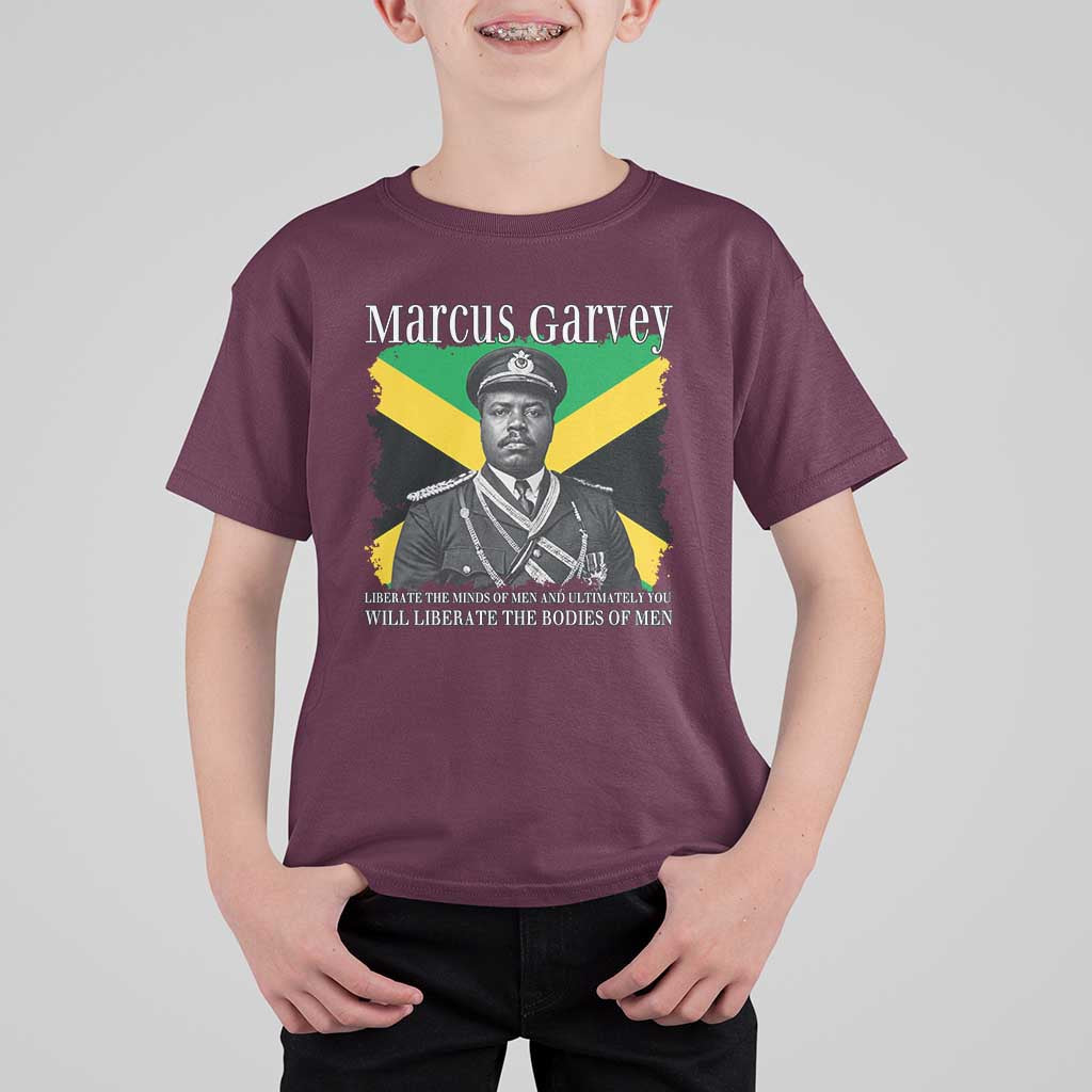 Marcus Garvey Liberation Quote T Shirt For Kid Liberate The Minds Of Men