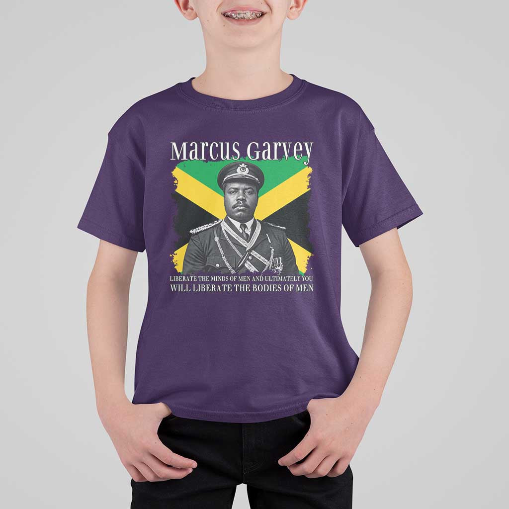 Marcus Garvey Liberation Quote T Shirt For Kid Liberate The Minds Of Men